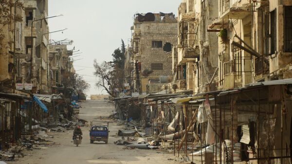 Город Мааррат-эн-Нууман в Сирии, освобожденный военнослужащими Сирийской арабской армии от боевиков  ИГ (10 февраля 2020). - Sputnik Армения