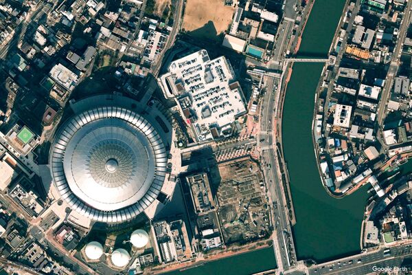Изображение из космоса города Осака, Япония. - Sputnik Армения