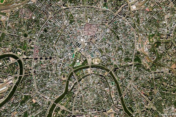 Изображение из космоса города Москвы, Россия - Sputnik Армения