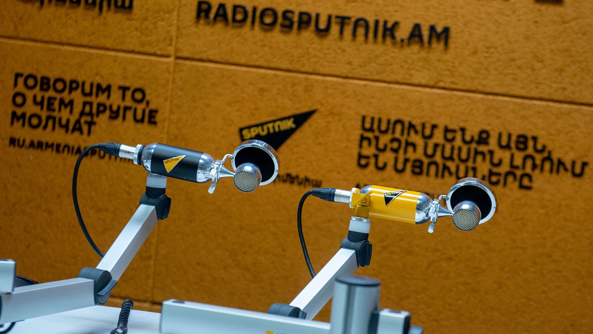 Микрофоны в павильоне радио Sputnik - Sputnik Արմենիա, 1920, 29.04.2021