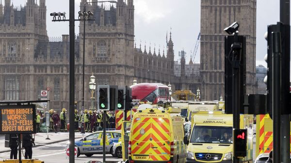Ситуация на месте теракта у британского парламента - Sputnik Армения