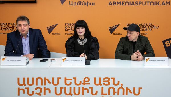 Пресс-конференция с руководством Ереванского Драматического Театра имени К. Станиславского - Sputnik Армения
