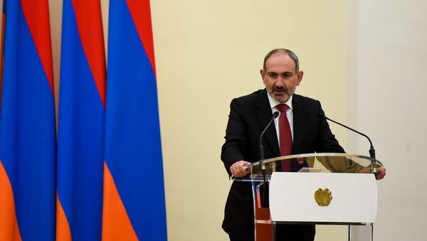 Премьер-министр Никол Пашинян на церемонии награждения лучших спортсменов 2019 года (21 февраля 2020). Еревaн - Sputnik Արմենիա