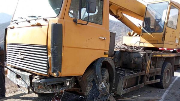 Дорожно-транспортное происшествие в Тавуше (24 февраля 2020). Айгедзор - Sputnik Արմենիա