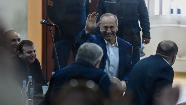 Роберт Кочарян на судебном заседании по делу 1 марта (25 февраля 2020). Еревaн - Sputnik Արմենիա