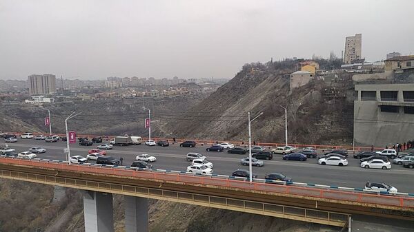 Мост в районе Давиташен (7 марта 2020). Еревaн - Sputnik Արմենիա