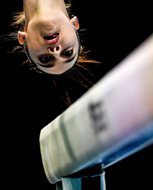 Итальянская гимнастка Джорджия Вилла на соревнованиях в Польше  - Sputnik Армения