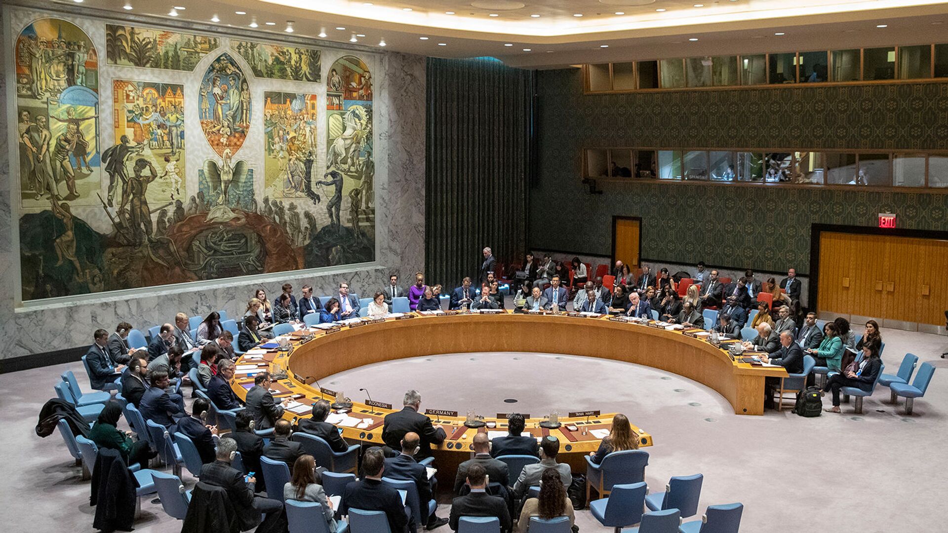 Совет Безопасности ООН проводит заседание по Ближнему Востоку (20 ноября 2019). Нью-Йорк - Sputnik Армения, 1920, 29.12.2022