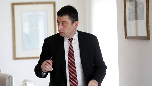 Премьер-министр Грузии Георгий Гахария - Sputnik Армения