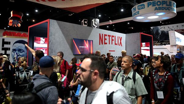 Стенд Netflix на выставке San Diego Comic-Con International 2017 (19 июля 2017). Сан-Диего - Sputnik Армения