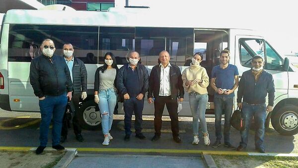 Восемь граждан Армении вернулись на родину из Судана через Грузию (13 апреля 2020). Тбилиси - Sputnik Արմենիա