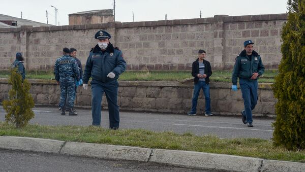 Полицейские на месте преступления (29 апреля 2020). Гавар - Sputnik Արմենիա