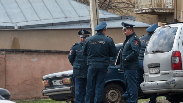 Полицейские на месте преступления  - Sputnik Армения