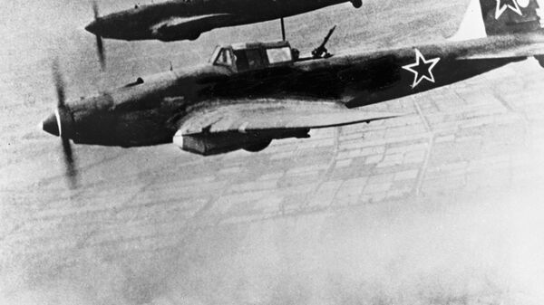 Советские самолеты летят курсом на Берлин, 1945 год - Sputnik Армения
