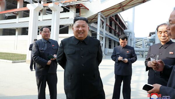 Лидер Северной кореи Ким Чен Ын (1 мая 2020). - Sputnik Արմենիա