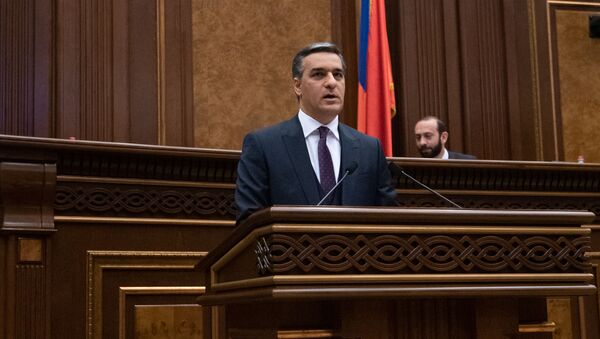 Выступление омбудсмена Армана Татояна на Международной конференции, посвященной 15-летию офиса омбудсмена в Армении (26 ноября 2019). Еревaн - Sputnik Армения