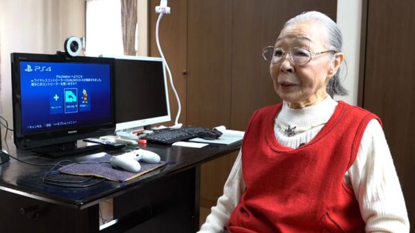 90-летняя жительница Японии Хамако Мори - Sputnik Армения