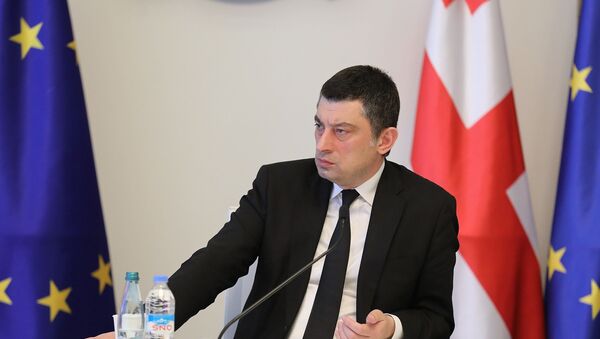 Премьер-министр Грузии Георгий Гахария  - Sputnik Արմենիա