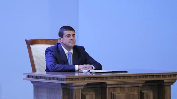 Инаугурация президента Карабаха Араика Арутюняна (21 мая 2020). Шуши - Sputnik Արմենիա