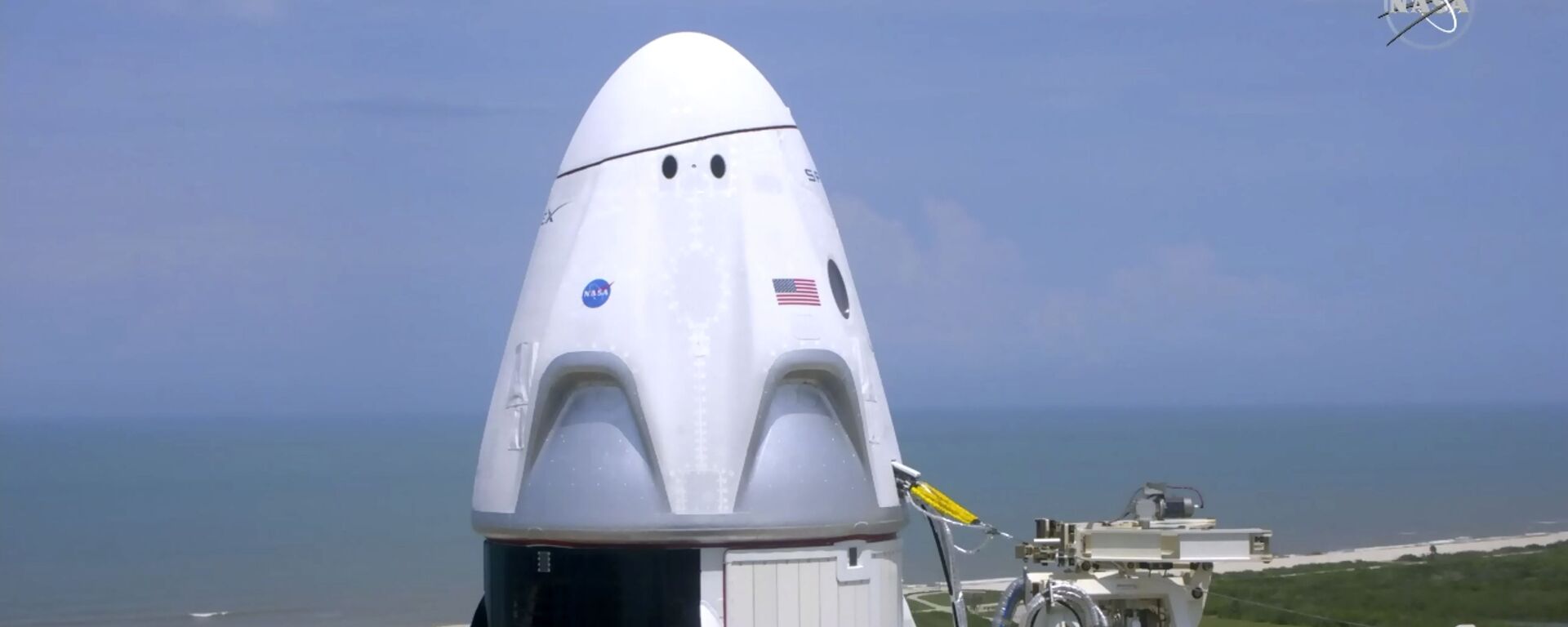 Корабль Crew Dragon, созданный компанией SpaceX Илона Маска - Sputnik Армения, 1920, 13.07.2020