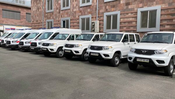 Новые автомобили для службы «Скорая помощь» в Армении - Sputnik Արմենիա