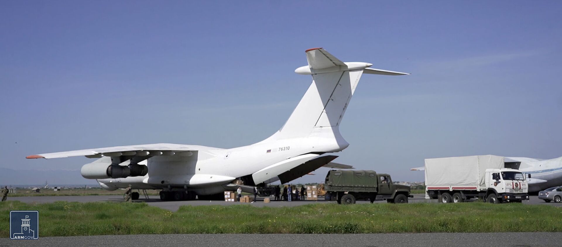 Прибывший из Китая самолет с медикаментами и медицинским оборудованием (14 мая 2020). Еревaн - Sputnik Армения, 1920, 21.06.2020