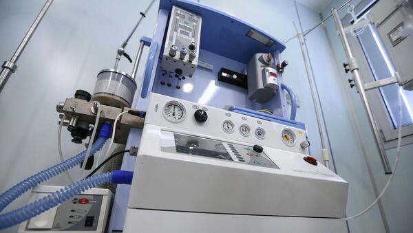 Аппарат искусственной вентиляции легких в палате интенсивной терапии - Sputnik Արմենիա
