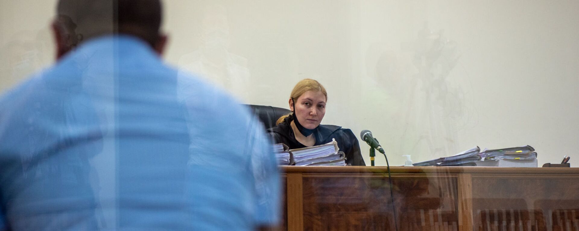 Судья Анна Данибекян на судебном заседании по делу 1 марта (23 июня 2020). Еревaн - Sputnik Արմենիա, 1920, 30.03.2021