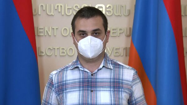 Анестезиолог, реаниматолог Карен Тоноян на онлайн брифинге (26 июня 2020). Еревaн - Sputnik Արմենիա