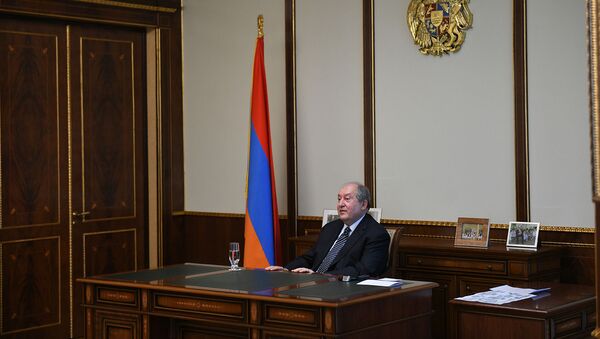 Президент Армен Саркисян встретился с бывшими министрами здравоохранения Армении (29 июня 2020). Еревaн - Sputnik Արմենիա