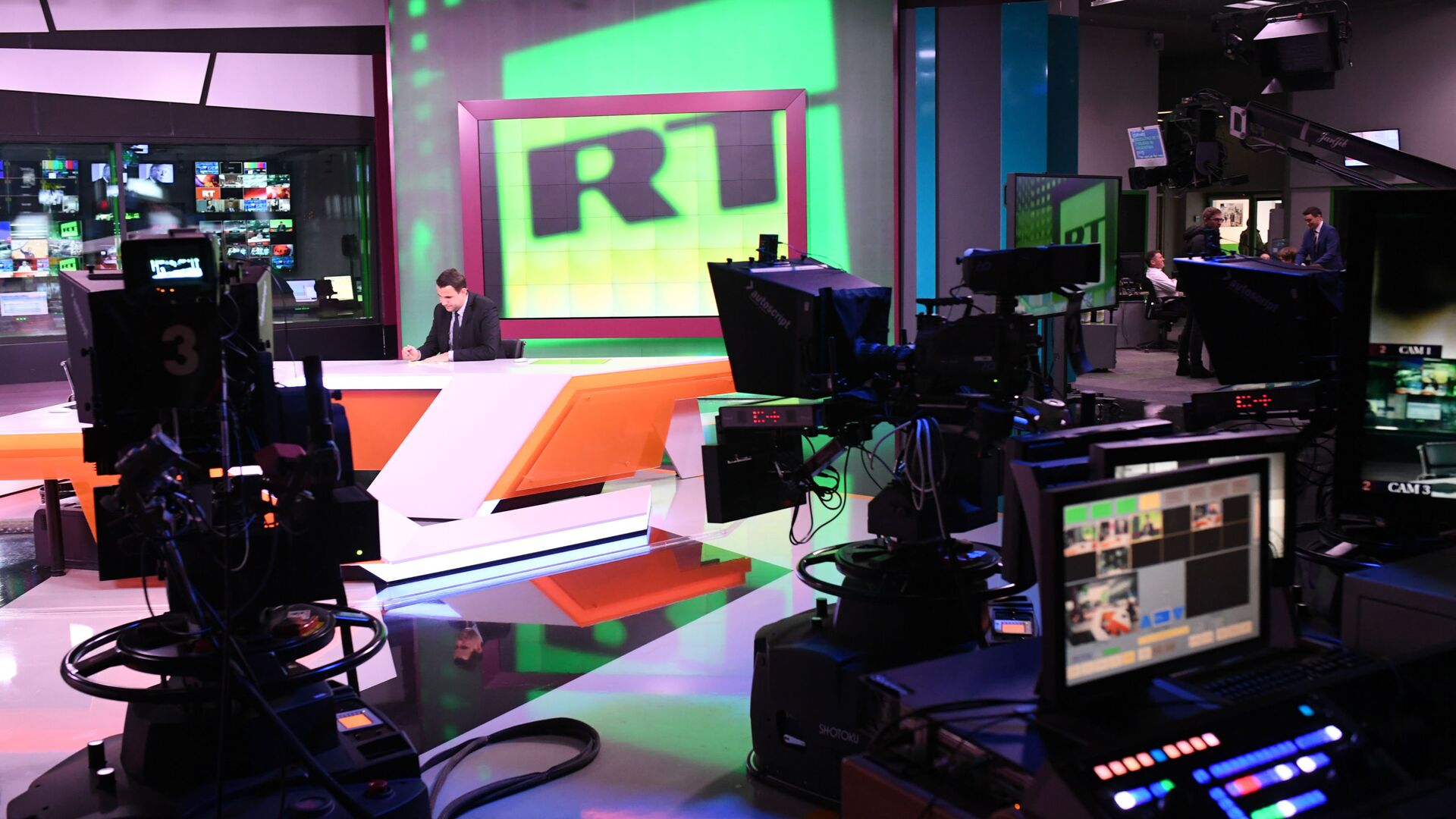 Офис телеканала RT в Москве - Sputnik Армения, 1920, 01.03.2022