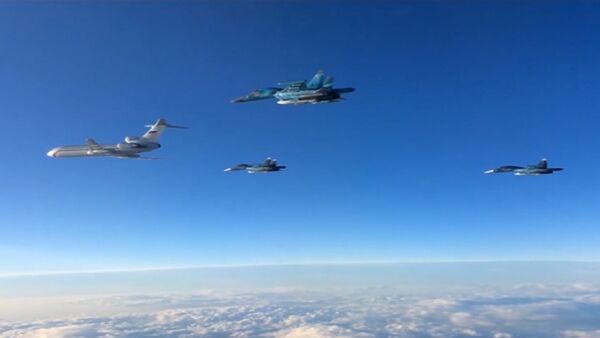 СПУТНИК_Российские самолеты группами вылетали с сирийской авиабазы в РФ - Sputnik Արմենիա