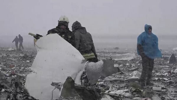 Спутник_Спасатели собирали засыпанные снегом обломки Boeing 737-800  в Ростове-на-Дону - Sputnik Армения