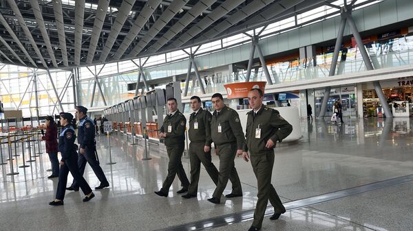 Аэропорт Звартноц после сообщения о бомбе - Sputnik Армения