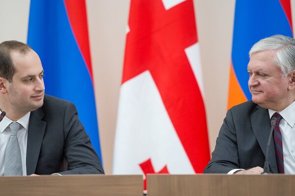 Михаил Джанелидзе и Эдвард Налбандян Михаил Джанелидзе и Эдвард Налбандян - Sputnik Армения
