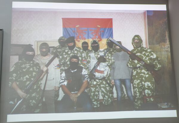 Пресс-конференция СНБ по делу вооруженной группировки Пресс-конференция СНБ по делу вооруженной группировки - Sputnik Армения