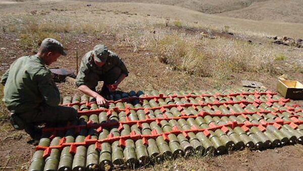 Военные инженеры ЮВО очистят от ВОП полигоны в горах Армении - Sputnik Армения