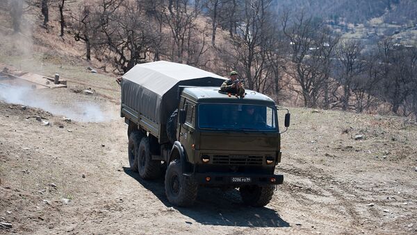 Учения российских войск в армянских горах - Sputnik Армения