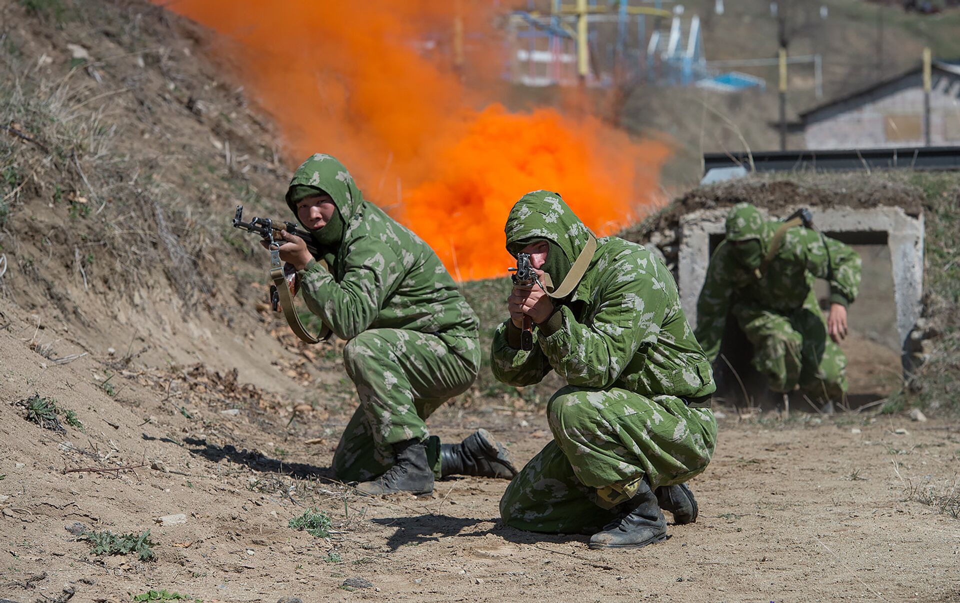 учения в горах