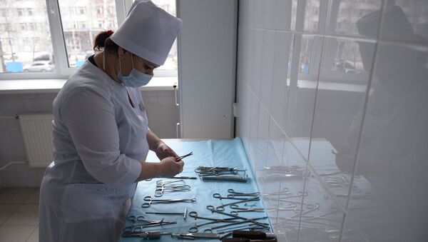 Открытие новых операционных в клинической больнице Новосибирска - Sputnik Армения