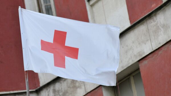 Флаг организации Красный крест - Sputnik Արմենիա
