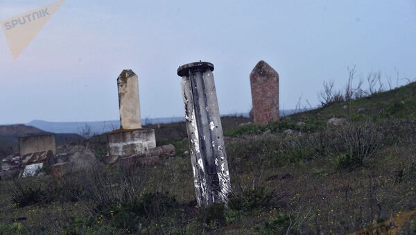 Азербайджанское кладбище в Гадруте. - Sputnik Արմենիա