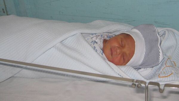 Новорожденный Тигран, которого назвали в честь Тиграна Абгаряна из Гюмри, погибшего в Джабраиле - Sputnik Армения