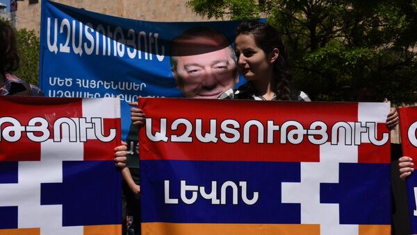 Свободу Левону Айрапетяну - протест в Ереване - Sputnik Արմենիա