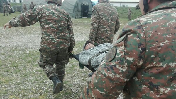 Армянские военнослужащие участвуют в многонациональных учениях - Sputnik Արմենիա