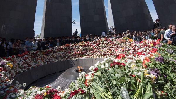 Цицернакаберд. 101 годовщина Геноцида армян - Sputnik Армения