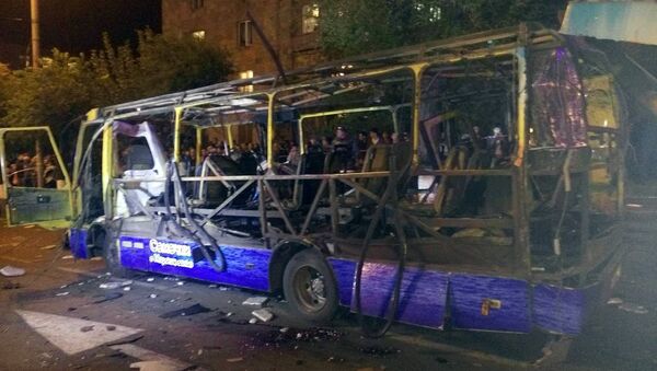 Взрыв автобуса в Ереване - Sputnik Армения