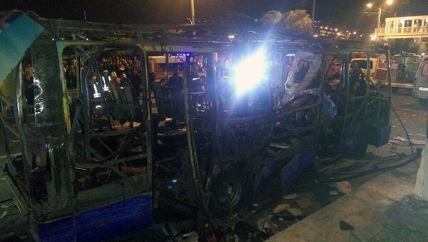 Взрыв автобуса в Ереване - Sputnik Արմենիա