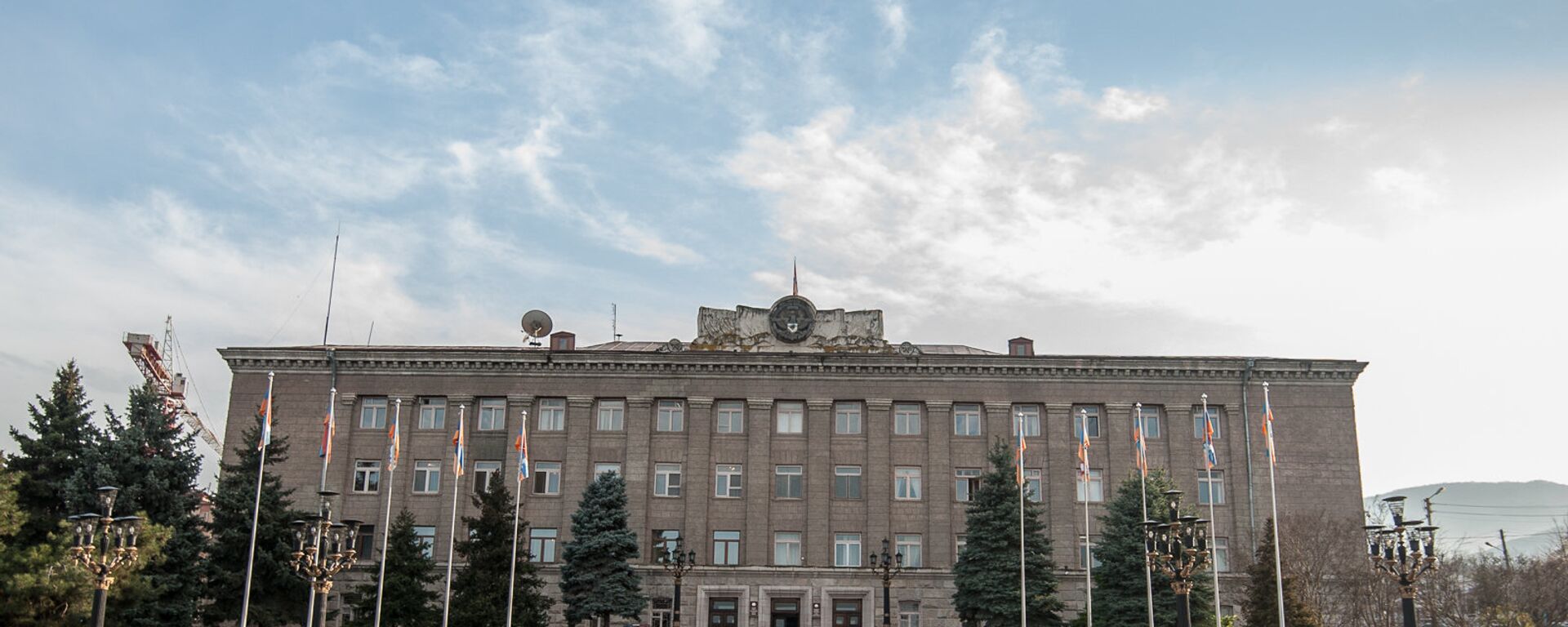 Резиденция президента НКР. Степанакерт - Sputnik Армения, 1920, 09.10.2021