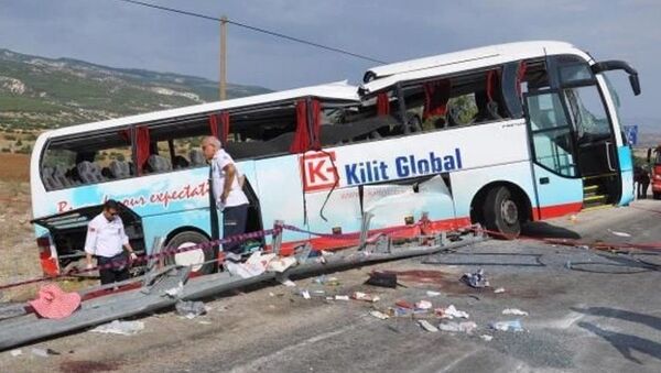 Авария автобуса с туристами в Турции - Sputnik Արմենիա